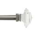 thumbnail image 3 of Better Homes & Gardens 1" Brushed Nickel Acrylic Square Adjustable Curtain Rod Set 42-120", 3 of 7