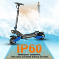 thumbnail image 3 of GLIDEZONE Electric Scooter for Adults, 3600W Dual Motor, Fast Speed 45MPH and Long Range 50Miles 10.5" Off-Road Tires E Scooter with NFC & Bluetooth, 3 of 9