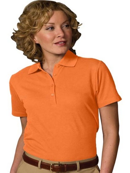 Edwards Ladies' Blended Pique Short Sleeve Polo Edwards Ladies' Blended Pique Short Sleeve Polo