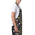 thumbnail image 3 of Picia Snake And Flower Waterproof Apron for Unisex Adult - Adjustable Bib Apron with Pockets, Ideal for Cooking, Gardening, Painting, and Household Chores, 3 of 9