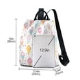 thumbnail image 3 of FORMRS Women's Travel Backpack Purse Anti-Theft Hidden Pockets Casual Shoulder Bag, Colorful Ice Cream Pattern, 3 of 7