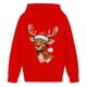 thumbnail image 4 of Sudaderas con capucha para niños y niñas, sudaderas casuales de manga larga, lindas sudaderas de gran tamaño con bolsillo de polar, chaquetas para niñas, 4 of 4