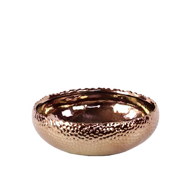 Urban Trends Collection 11407 Ceramic Pot-Copper