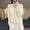 White, variant on FDGIU Women's V Neck Cable Knit Sweater, Rib Hem Long Sleeve Loose Fit Pullover Tops Casual Knit Blouses