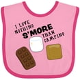 thumbnail image 3 of Inktastic I Love Nothing S'more Than Camping Boys or Girls Baby Bib, 3 of 4