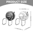 thumbnail image 3 of Clearance Household hooks under $10,Heavy Duty Suction Cup Hook No Drilling Required Perfect For Kitchen Bathroom Garage And And Slip Design 2PC, 3 of 8