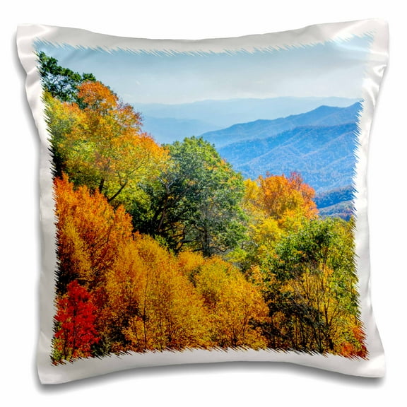3drose, North Carolina, Great Smoky Mountains National Park, 16x16 inch Pillow Case