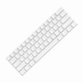 thumbnail image 5 of 61 Key Minimalist White Blank Keycaps Cherry Profile PBT Keycap Set For Mechanical Keyboards For Office And Gaming, 5 of 11