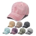 thumbnail image 2 of Gorra de béisbol personalizada denim lavado color sólido gorra con visera placa de luz gradiente retro gorra de béisbol 56cm-60cm rosa brillar Electrónica, 2 of 6