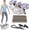 Purple, variant on Rock Stepper Side to Side Rocking Fitness Stepper Machine for Exercise at Home Lateral Steppers Machine with Resistance Band Digital Display and Anti-Slip Mat for Legs Glutes Abs