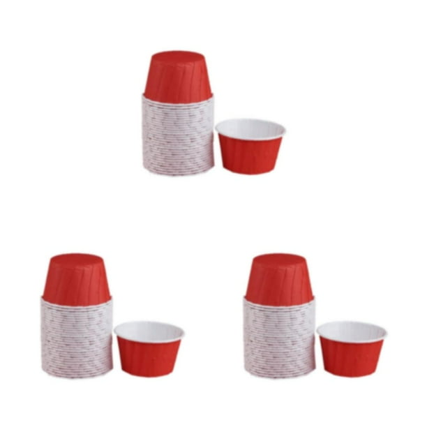Naiovety 50 Unids Copas de Helado Cuencos de Postre Taza de Tratamiento Yogurt Congelado Contenedores de Comida Muffin Cupcake Liner Cake Type1 NO1