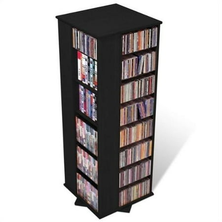 4 Sided Spinning Tower Black - Prepac