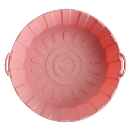 

Silicone Pot for Air Fryer | Reusable Non Stick Air Fryer Baking Tray | 8inch Liners Heat Resistant Airfryer Accessories Replacement of Flammable Parchment Paper Liners