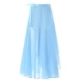 thumbnail image 5 of IEFIEL Womens Lace-Up Flowy Dance Skirt High Waist Ballet Modern Dance Costume Wrap Skirt, 5 of 7