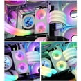 thumbnail image 4 of Likrtyny Radiador Enfriador Calor DDR4 DDR5 Enfriador AURA Sync para Computadora (blanco Sin Agujero), 4 of 9