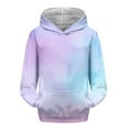 thumbnail image 6 of Mercatoo Teen Girls Tie Dye Cute Hoodies Cotton Fleece Warm Pullover Sweatshirts Tween Kids Long Sleeve Hoodie with Pockets, 6 of 7