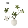 thumbnail image 2 of Potted Plant Living Room Decorative Simulation Flower Arrangement Azalea Plant Ceramic Flower Products, 2 of 7
