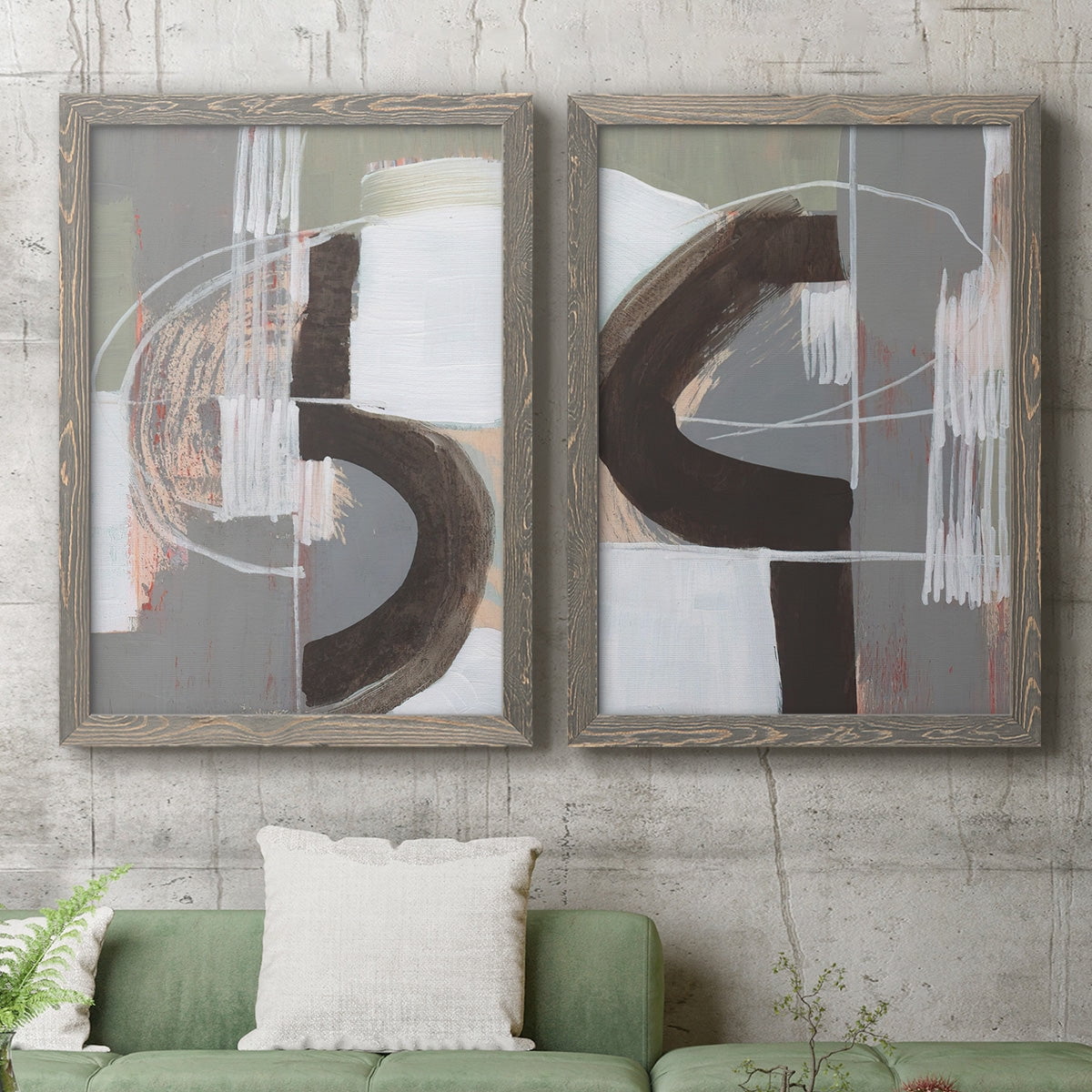 Arching Neutrals III - Premium Framed Canvas - Ready to Hang