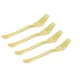 thumbnail image 1 of Juego de cubiertos de tenedor de plástico de 25 piezas, juego de vajilla desechable minimalista, 1 of 4