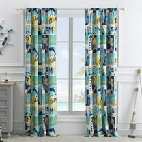 Greenland Home Fashions Wave Rider Curtain Panel Pair (Set of 2)