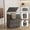 Dove Gray, variant on Foldable Laundry Hamper with Removable Liner & Lid, 17.2 Gallon (65L) Synthetic Rattan Basket, Handles, Space-Saving for Bedroom，Bathroom, Cloud White