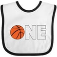 thumbnail image 3 of Inktastic One Basketball First Birthday Boys or Girls Baby Bib, 3 of 4