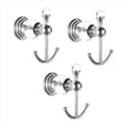 thumbnail image 1 of 3X Gancho de Toalla de Cristal, Plateados para Batas, Colgador de Pared para Toallas de BañO para Ropa, Armario, Cocina Montada en la Pared, 1 of 7