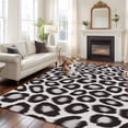 thumbnail image 2 of Large Area Rugs for Living Room Bedroom, Leopard Printed 8'x10' Rug Washable Carpet Runner Indoor Outdoor, Farmhouse Vintage Animals Black Grey Non Slip Floor Mats Rug for Kitchen, Patio, 2 of 8