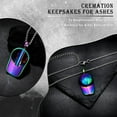 thumbnail image 4 of Cap Cremation Urn Pendant Necklace for Cremation Ashes Holder Necklace Memorial Jewelry, 4 of 10