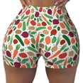 thumbnail image 2 of Fotbe Vegetables Shorts Sin Costuras – Shorts Deportivos de Cintura Alta para Mujer, Elásticos para Gimnasio, Yoga, Running o Ciclismo-XX-Large, 2 of 8