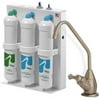 3-Stage Undercounter Drinking Water Filter with Brushed Nickel Dispenser