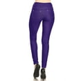 thumbnail image 3 of Women's Stretchy Comfy Pockets Solid Skinny Jeggings Jean Pants S-3XL, 3 of 4
