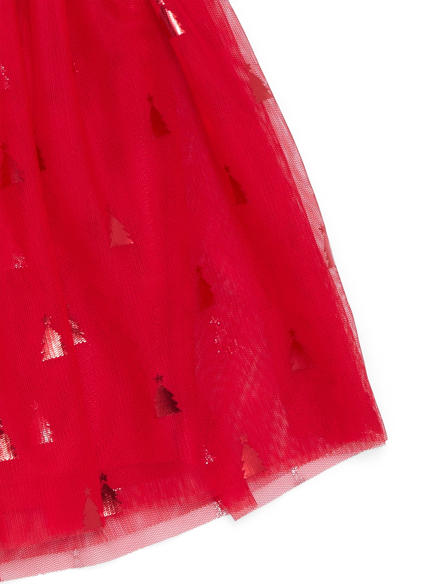 Holiday Time Girls Christmas Mesh Tutu Skirt, Sizes 4-18
