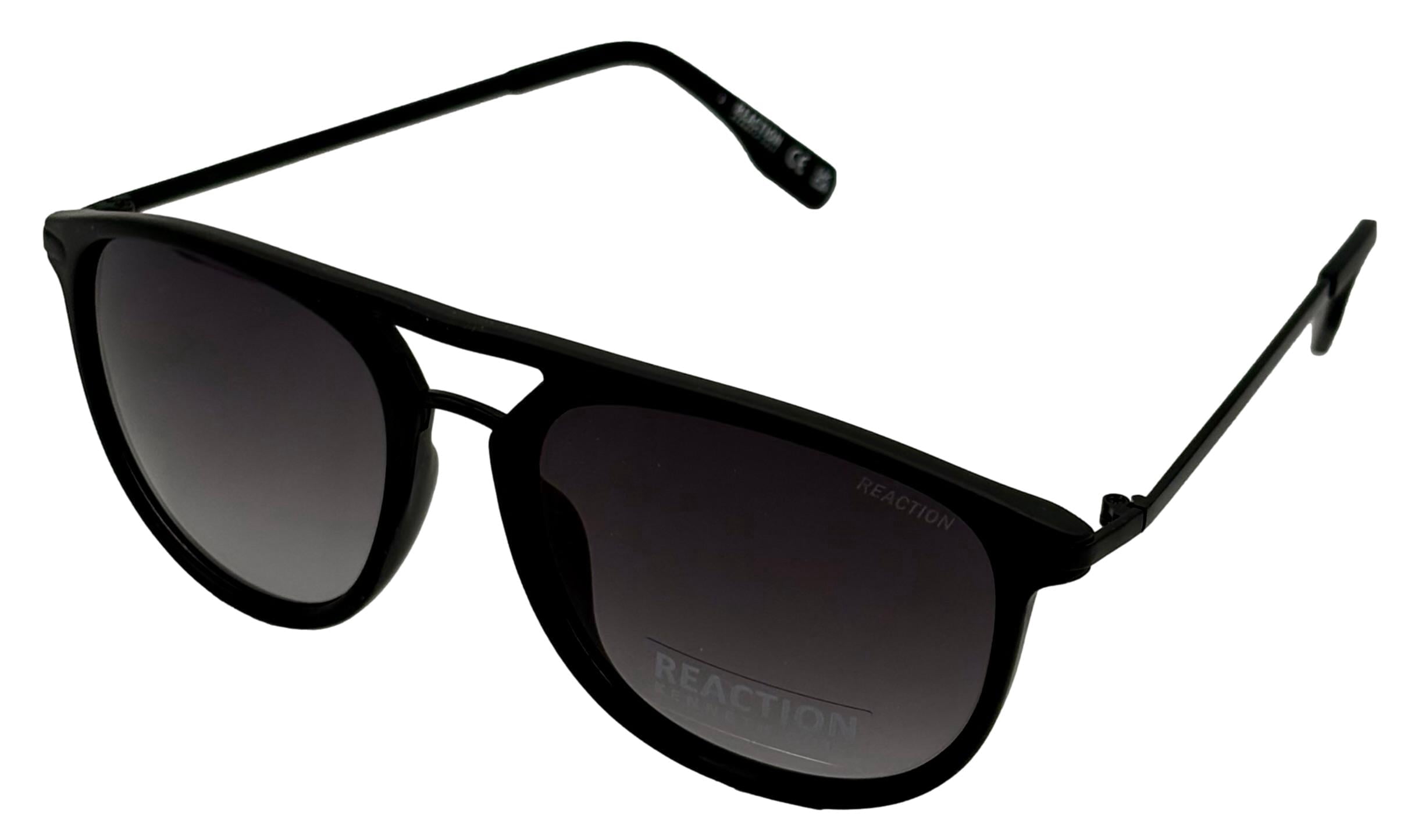 NWT Kenneth Cole Reaction KC1246-20B Black Rectangle 58mm Sunglasses Kenneth Cole Reaction KC1246 20B Women main image 2