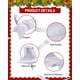 thumbnail image 2 of Cinta decorativa FAKILO satinada 10 cm x 20 m blanca, 2 of 7