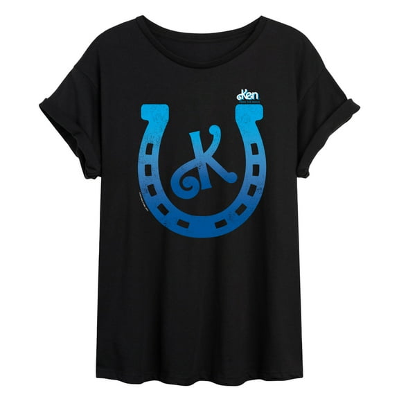Barbie The Movie - Ken Horseshoe  - Juniors Ideal Flowy Muscle T-Shirt