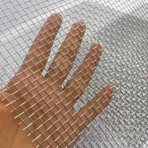 Stainless Steel Woven Wire Mesh Roll Metal Mesh Sheet Screen Window Mesh Square