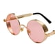thumbnail image 4 of Steampunk Retro Round Circle Gafas De Sol Marco De Metal Protección UV Oro Rosa Sunnimix Gafas de sol retro, 4 of 4