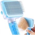 thumbnail image 1 of Dog Comb Brush, Cat Hair Brush, Pet Grooming Brush, Daily Use to Clean Loose Fur & Dirt, Great for Dogs and Cats With Medium Long Hair - Blue, 1 of 5