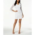 thumbnail image 2 of Alfani Womens Lace Shift Dress, White, 4, 2 of 2