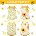 thumbnail image 2 of Set de ropa para mascotas Frienda, vestido y camiseta de 4 piezas para perro, 2 of 6