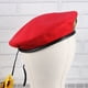 thumbnail image 5 of Sombrero de marinero rojo Gorra de espectáculo de escenario Boina de lana de baile cuadrada (Estrella dorada de ocho puntas), 5 of 5