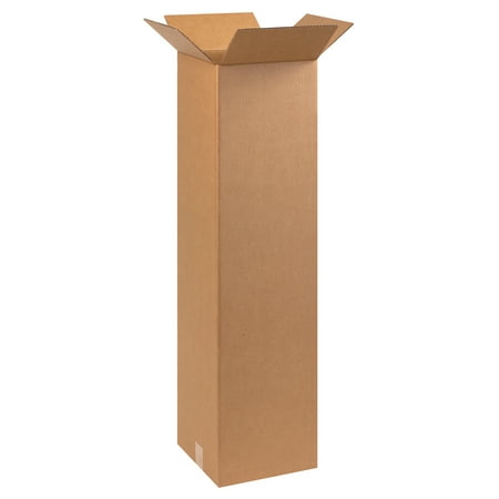 Box Partners Tall Corrugated Bxs,10x10x40,Kraft,25/BDL - BXP 101040