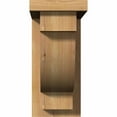 thumbnail image 2 of 5 1/2"W x 12"D x 12"H Alpine Smooth Corbel w/Backplate, Western Red Cedar, 2 of 9