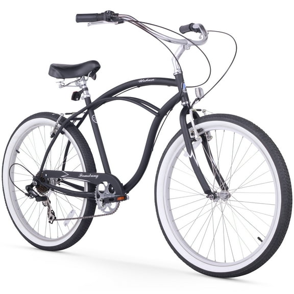 Firmstrong Urban Man, 26", Men's, Seven Speed, Matte Black