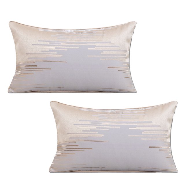 2 uds funda de almohada de cintura rectangular para sala de estar Vhermosa Cojines