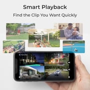 Reolink Go PT Plus 2K+ 4G LTE Battery Security Camera, Smart Detection, Color Night Vision, Pan Tilt & Auto Tracking