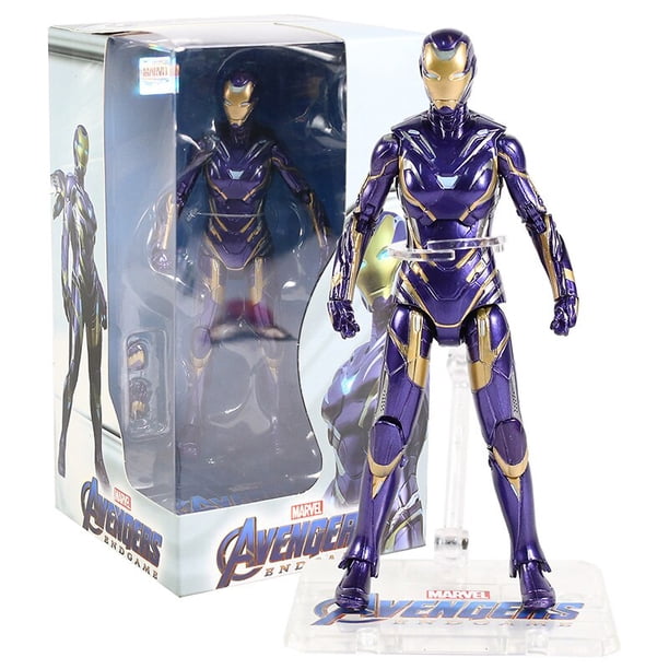 Marvel Avengers Figura de acción para niños, Endgame, Iron Man, Belle, Thor, Doctor Strange, Move, Joendo, Reemplazar manos, Juguetes para niño, Regalo, 7" zhangyuxiang LED