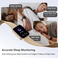 thumbnail image 4 of Reloj inteligente FITVII, rastreador de salud y estado físico con llamadas Bluetooth, 4 of 8