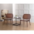 thumbnail image 3 of ZUO Priest Lounge Chair Walnut, 3 of 9